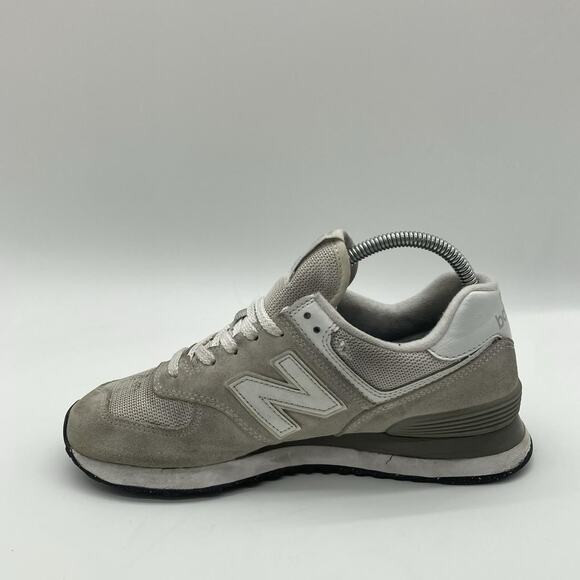 Womens Size 8 New Balance 574 Core Pack Nimbus Cloud White Beige Shoes WL574EVW - Picture 5 of 9